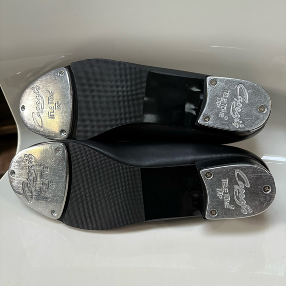 Capezio Black Tele Tone Shoe size 8M Unisex - Picture 8 of 12